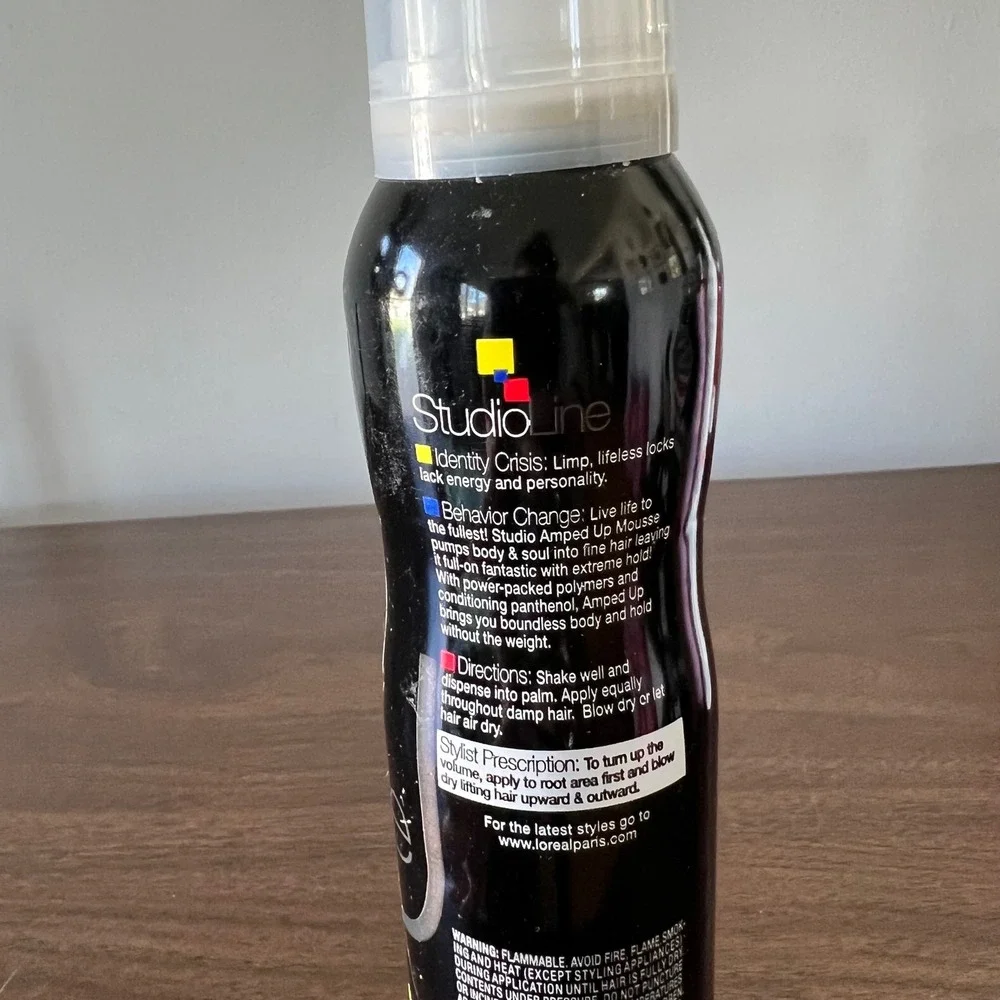 L'Oreal Paris Studio Line Amped Up Mega Mousse Volumizing Extreme Hold 7.1oz NEW
